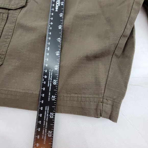 NEW Architect Shorts Mens 38 Brown Cargo Pockets Long 100% Cotton Ripstop NWT - Picture 5 of 13